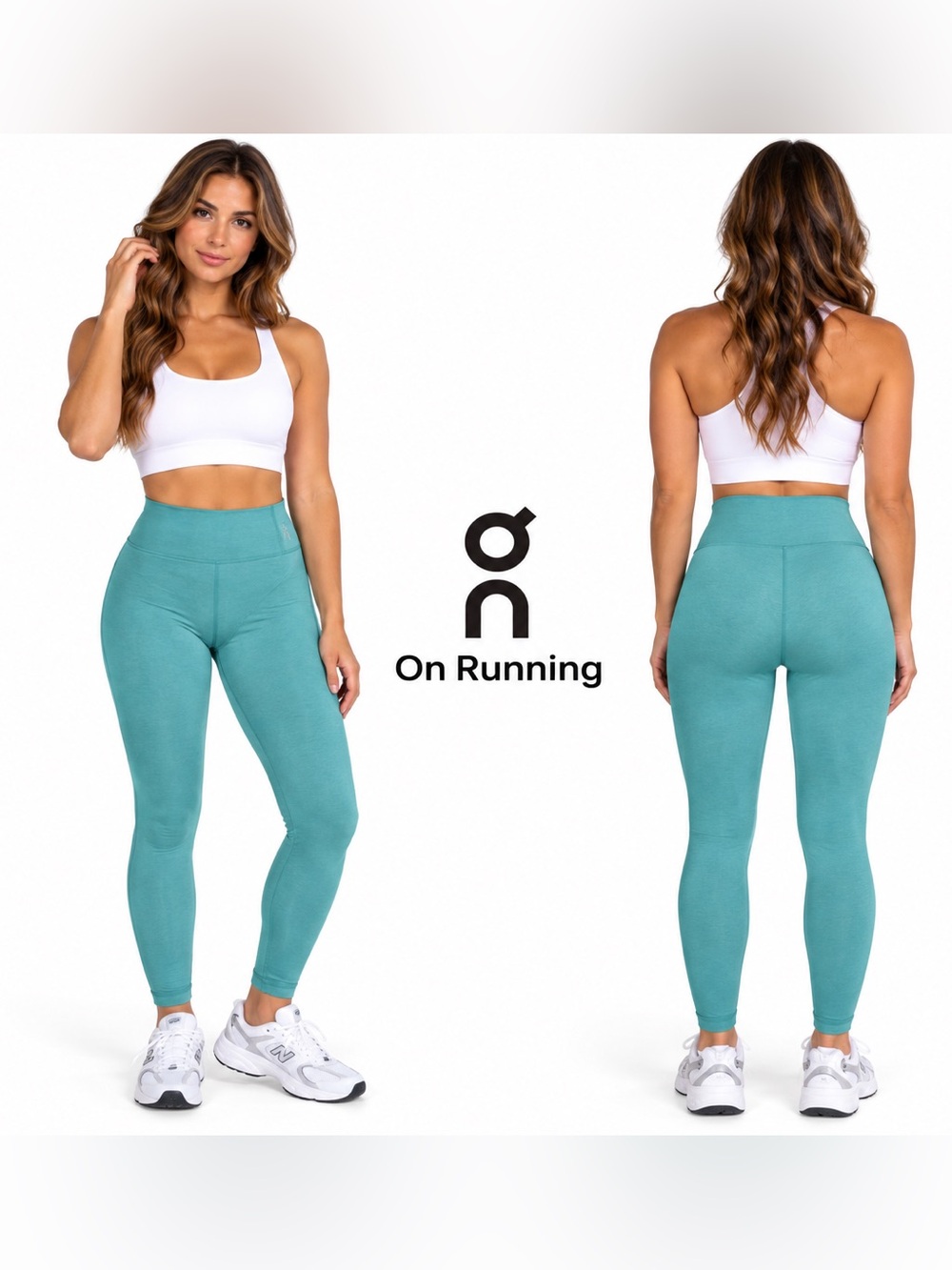 On Running Women’s XL Teal High Rise 7/8 Leggings Running Activewear